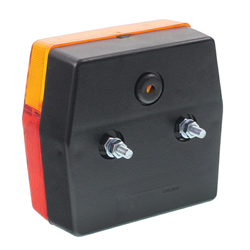 LAMPA TYLNA ZESP. 2-SEGM. LEWA PRZYCZEPKA KWADRATOWA, OŚWIETLENIE TABLICY REJESTRACYJNEJ BEZ PRZEWODU-347596549