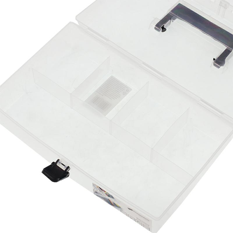 ORGANIZER - BOX PLASTIKOWY -5 PRZEGRÓDEK 295X180X85MM-347596991