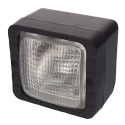 LAMPA ROBOCZA PROSTOKĄTNA PLASTIKOWA ŻARÓWKA, 12V, 55W, H3-347597081