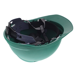 KASK OCHRONNY - ZIELONY - NORMA EN 397 - CZTEROPUNKTOWE MOCOWANIE-347597215
