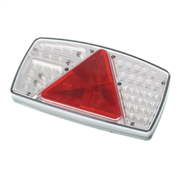 LAMPA TYLNA LED Z TRÓJKĄTEM 53LED LEWA-347597853