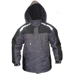 KURTKA NORWICH - L SZARO-CZARNA-347598068