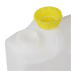 POJEMNIK NA WODĘ 10L - BIAŁY + METALOWY KRANIK Z GWINTEM U DOŁU-347598898