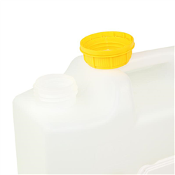 POJEMNIK NA WODĘ 10L - BIAŁY +OSOBNY DOZOWNIK + METALOWY KRANIK Z GWINTEM U DOŁU-347598954