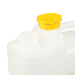 POJEMNIK NA WODĘ 10L - BIAŁY - ATEST + OSOBNY DOZOWNIK + PLASTIKOWY KRANIK Z POKRĘTŁEM BEZ GWINTU U DOŁU-347598961