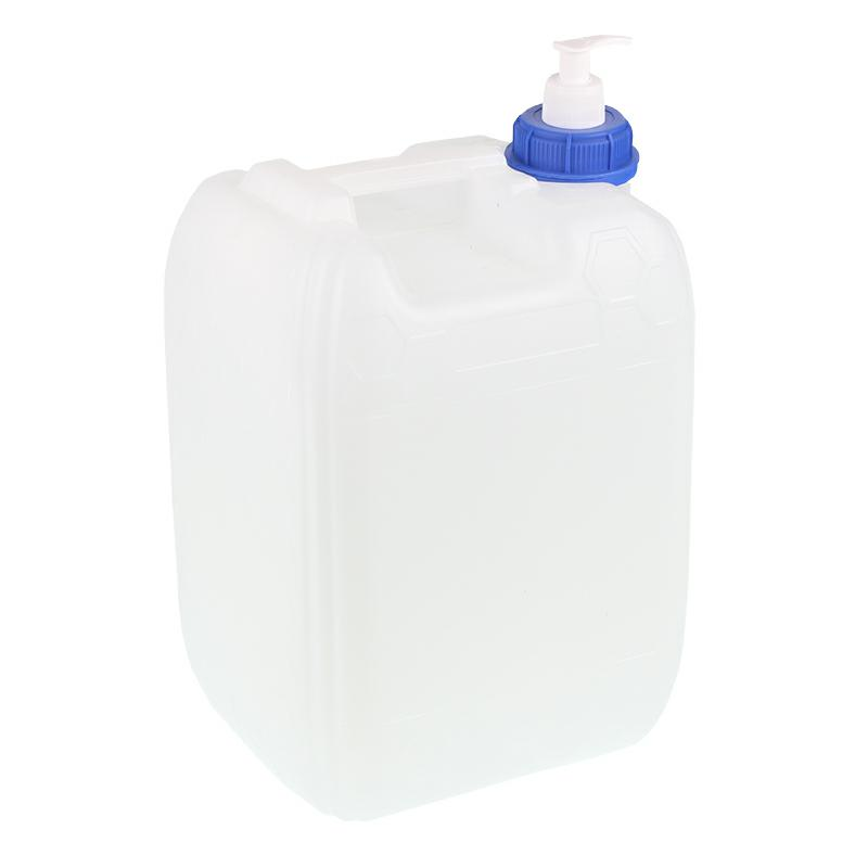 POJEMNIK NA WODĘ 10L - BIAŁY + DOZOWNIK+ METALOWY KRANIK Z GWINTEM U DOŁU-347598987