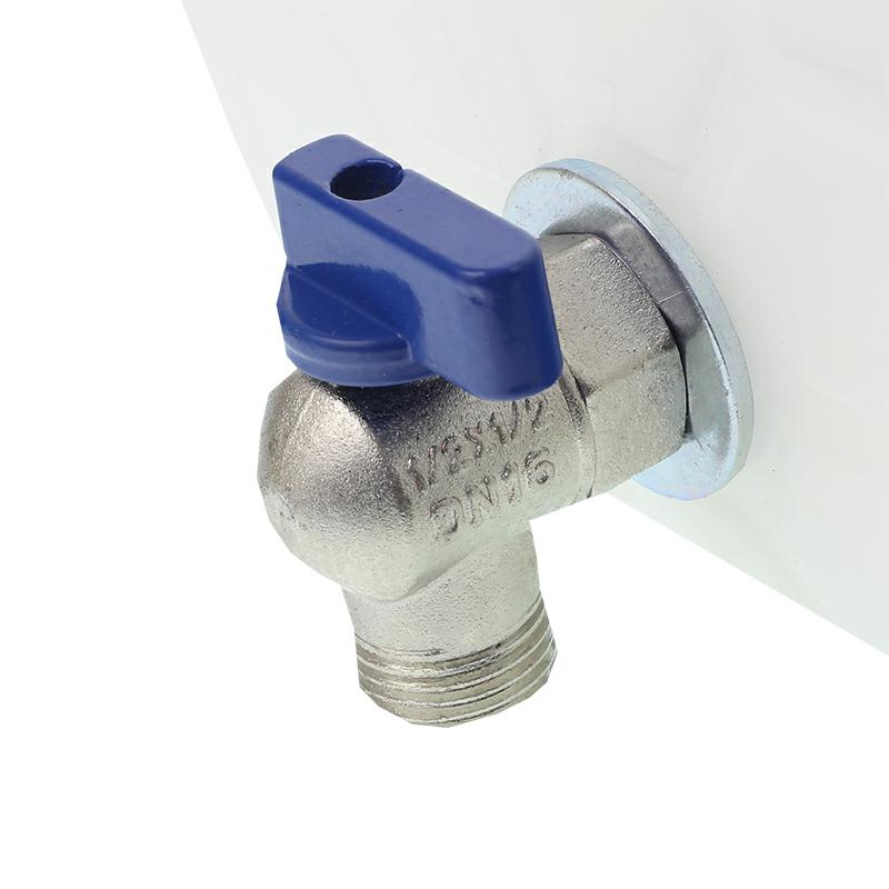 POJEMNIK NA WODĘ 20L - BIAŁY + DOZOWNIK + METALOWY KRANIK Z GWINTEM U DOŁU-347598997