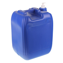 POJEMNIK NA WODĘ 20L- NIEBIESKI+DOZOWNIK + METALOWY KRANIK Z GWINTEM U DOŁU-347598999