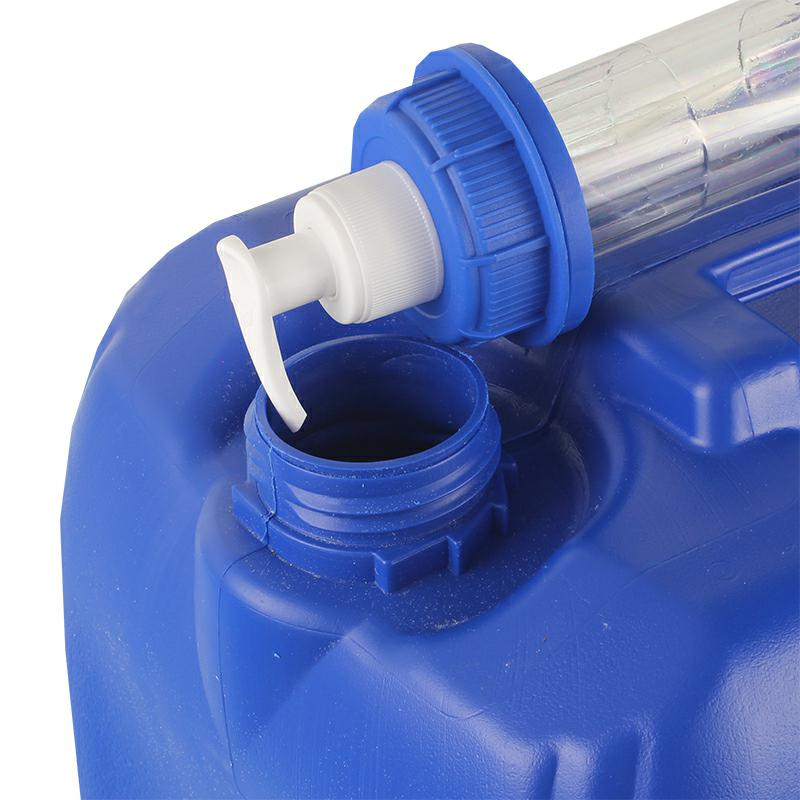 POJEMNIK NA WODĘ 20L- NIEBIESKI+DOZOWNIK + METALOWY KRANIK Z GWINTEM U DOŁU-347599000