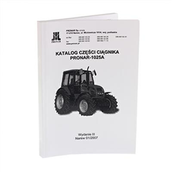 KATALOG CZĘŚCI CIĄGNIKA PRONAR-1025A-347599082