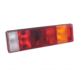 LAMPA TYLNA ZESP. 7-SEGM. PRAWA DAF, MAN, SCANIA - Z GNIAZDEM Z BOKU-347599465