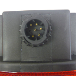 LAMPA TYLNA ZESP. 7-SEGM. PRAWA SCANIA 4 - Z GNIAZDEM OKRĄGŁYM-347599478
