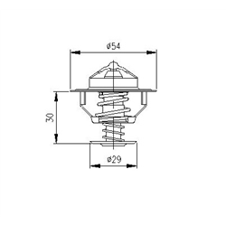 TERMOSTAT JOHN-DEERE, CASE 78°C-347555872