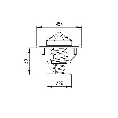 TERMOSTAT JOHN-DEERE, CASE 78°C-347555872
