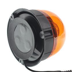 LAMPA OSTRZEGAWCZA 12-24V "KOGUT" LED MOCOWANIE NA MAGNES + 3 OTWORY, ECE R10, BŁYSKOWA-347600216