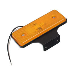 LAMPA OBRYSOWA POMARAŃCZOWA DIODOWA Z UCHWYTEM, HOMOLOGACJA E9-347600523