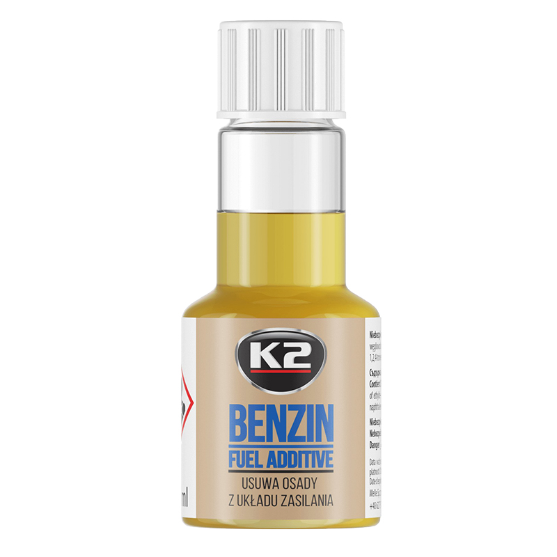 ŚRODEK DO CZYSZCZENIA UKŁADU ZASILANIA W SILNIKU BENZYNOWYM - K2 BENZIN - 50ML-347600827