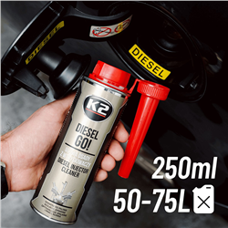 DODATEK DO PALIWA K2 DIESEL GO! 250ML - REDUKTOR DYMIENIA, OPTYMALIZATOR PRACY SILNIKA-347600855