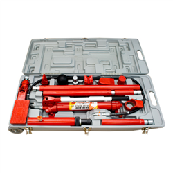 ZESTAW URZĄDZEŃ HYDRAULICZNYCH 10T PRZENOŚNY - OPAK. PLASTIKOWE NA KÓŁKACH-347600960