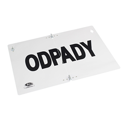 TABLICA "ODPADY" SKŁADANA PIONOWO 400X300MM-347601149