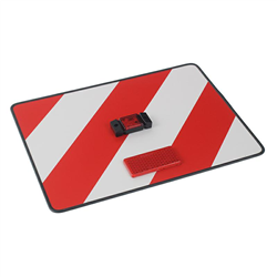 TABLICA "PONADGABARYTOWA" Z OŚWIETLENIEM LED LEWA, 400X300MM, Z RAMKĄ WYRÓŻNIAJĄCA-347601356