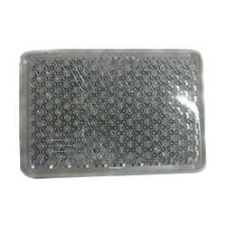 ODBLASK PROSTOKĄTNY PRZYKLEJANY BIAŁY 95X45MM-347601615