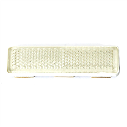 ODBLASK PROSTOKĄTNY PRZYKLEJANY BIAŁY 69X19,5MM-347601633