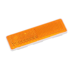 ODBLASK PROSTOKĄTNY PRZYKL. POMARAŃCZOWY 69X19,5MM-347601635