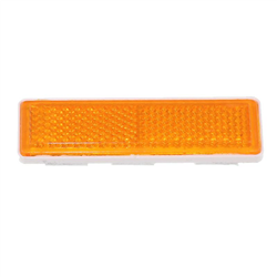 ODBLASK PROSTOKĄTNY PRZYKL. POMARAŃCZOWY 69X19,5MM-347601636