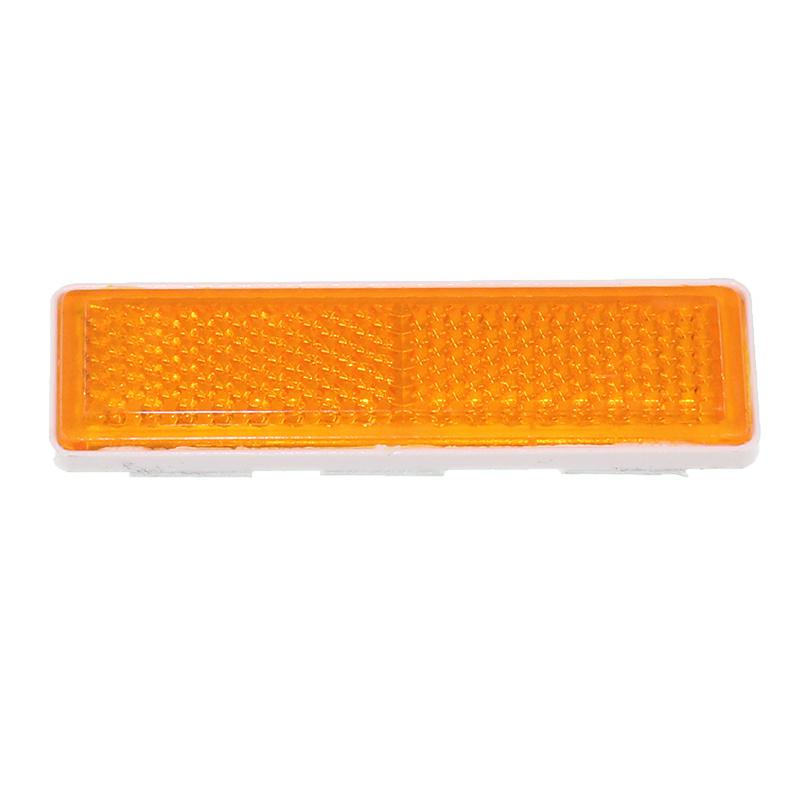 ODBLASK PROSTOKĄTNY PRZYKL. POMARAŃCZOWY 69X19,5MM-347601636
