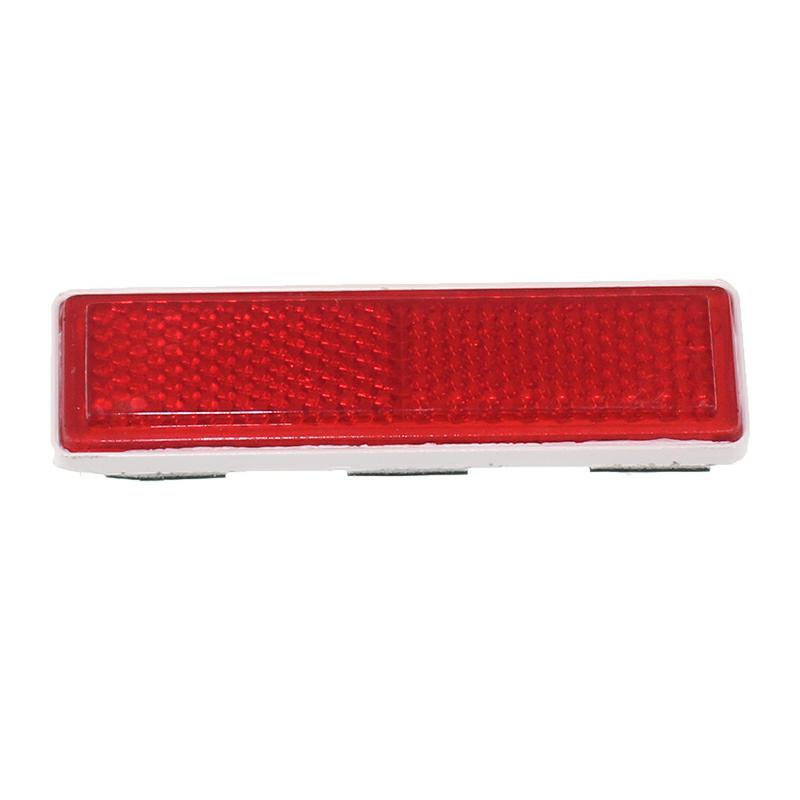 ODBLASK PROSTOKĄTNY PRZYKLEJANY CZERWONY 69X19,5MM-347601639