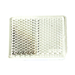ODBLASK PROSTOKĄTNY PRZYKLEJANY BIAŁY 47,7X38,5MM-347601641