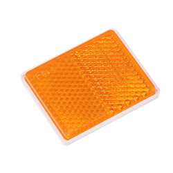 ODBLASK PROSTOKĄTNY PRZYKL. POMARAŃCZOWY 47,7X38,5MM-347601643