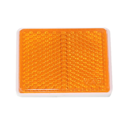 ODBLASK PROSTOKĄTNY PRZYKL. POMARAŃCZOWY 47,7X38,5MM-347601644