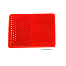 ODBLASK PROSTOKĄTNY PRZYKLEJANY CZERWONY 47,7X38,5MM-347601646