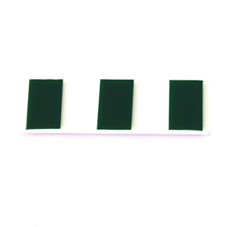 ODBLASK PROSTOKĄTNY PRZYKL. POMARAŃCZOWY 103X21MM-347601651