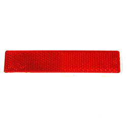 ODBLASK PROSTOKĄTNY PRZYKLEJANY CZERWONY 103X21MM-347601652