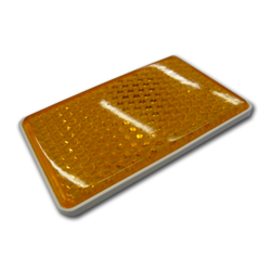 ODBLASK PROSTOKĄTNY PRZYKL. POMARAŃCZOWY 91X57MM-347601671