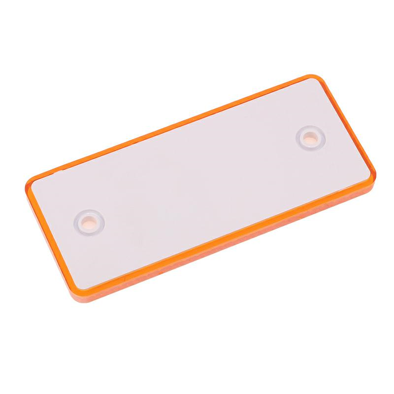 ODBLASK PROSTOKĄTNY Z OTWORAMI POMARAŃC. 96X42MM-347601685