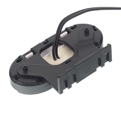 LAMPA OBRYSOWA BIAŁA DIODOWA Z UCHWYTEM I ODBLASKIEM, OWALNA 12/24V, DIODY CENTRALNIE-347602363