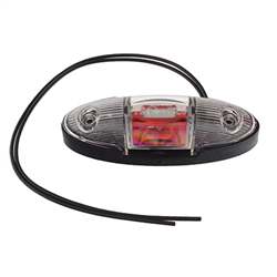 LAMPA OBRYSOWA BIAŁO-CZERWONA DIODOWA 12/24V-347602416