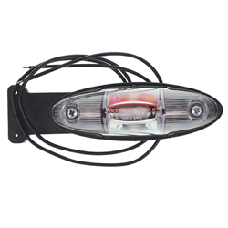 LAMPA OBRYSOWA BIAŁO-CZERWONA DIODOWA WISZĄCA, LEWA, 12/24V-347602421