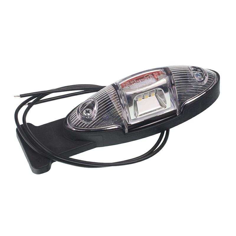 LAMPA OBRYSOWA BIAŁO-CZERWONA DIODOWA WISZĄCA, LEWA, 12/24V-347602419