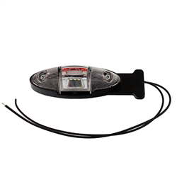 LAMPA OBRYSOWA BIAŁO-CZERWONA DIODOWA WISZĄCA, PRAWA, 12/24V-347602422