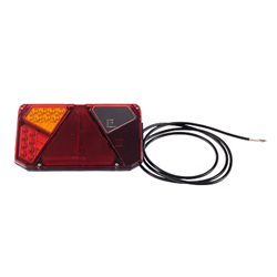 LAMPA TYLNA ZESP. 5-SEGM. LEWA, DIODOWA Z PRZEWODEM 200CM, BEZ ŚWIATŁA PRZECIWM.-347602447