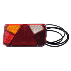 LAMPA TYLNA ZESP. 5-SEGM. LEWA, DIODOWA Z PRZEWODEM 200CM, ŚWIATŁO COFANIA-347602450