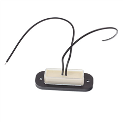 LAMPA OŚWIETLENIA TABLICY REJESTRACYJNEJ DIODOWA, KLOSZ BIAŁY, WĄSKA, 12/24V-347602495