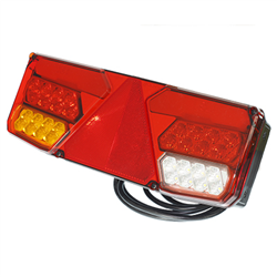 LAMPA TYLNA ZESPOLONA DIODOWA LEWA Z PRZEWODEM, 12/24V-347602498