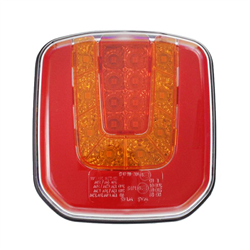LAMPA TYLNA ZESPOLONA DIODOWA L/P Z PRZEWODEM, KWADRATOWA, ADR 12/24V-347602520