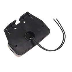 LAMPA OBRYSOWA POMARAŃCZOWA DIODOWA Z UCHWYTEM, 12/24V-347602556